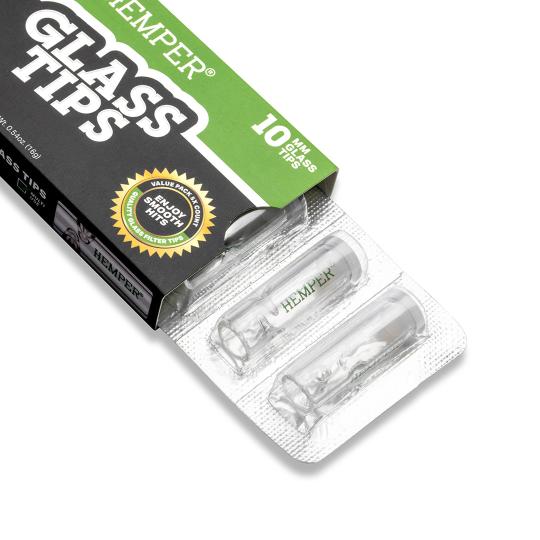 HEMPER - Glass Filter Tips 10mm | 5 Pack