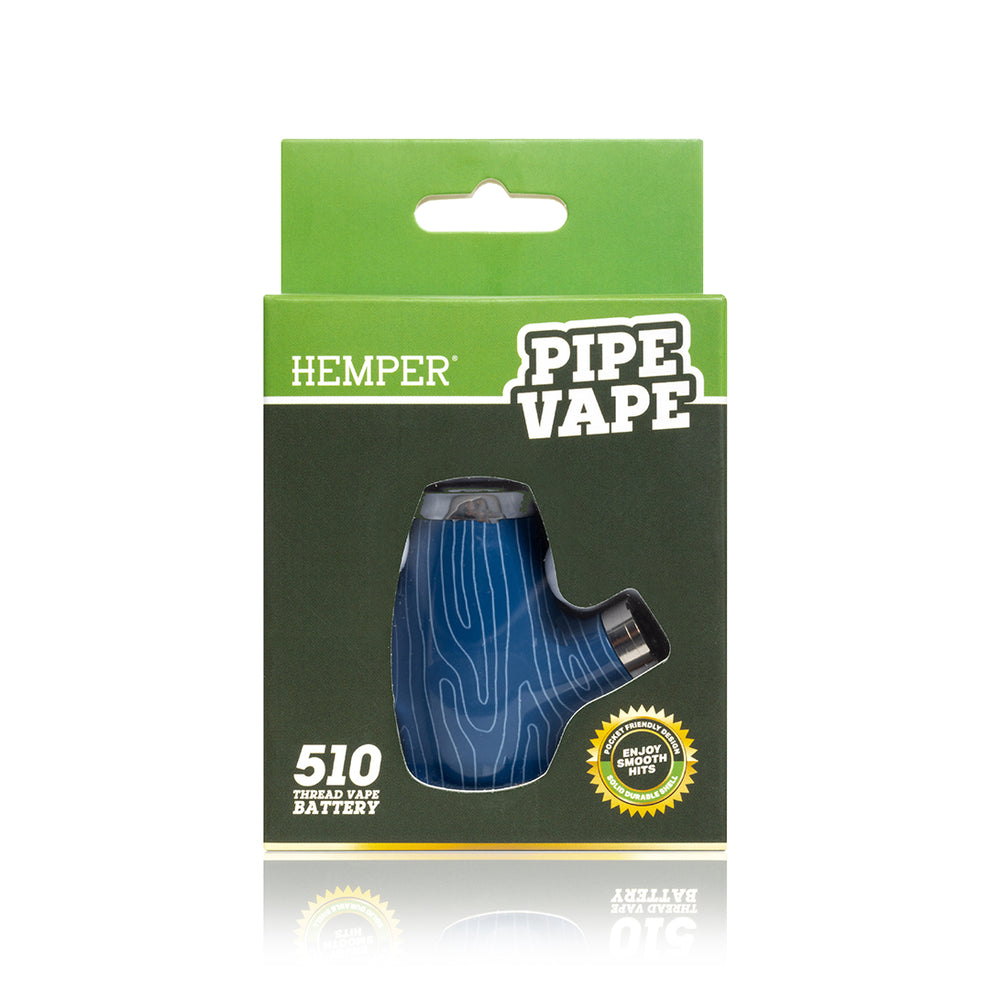 HEMPER Blue Stripe Pipe Vape Battery - 15