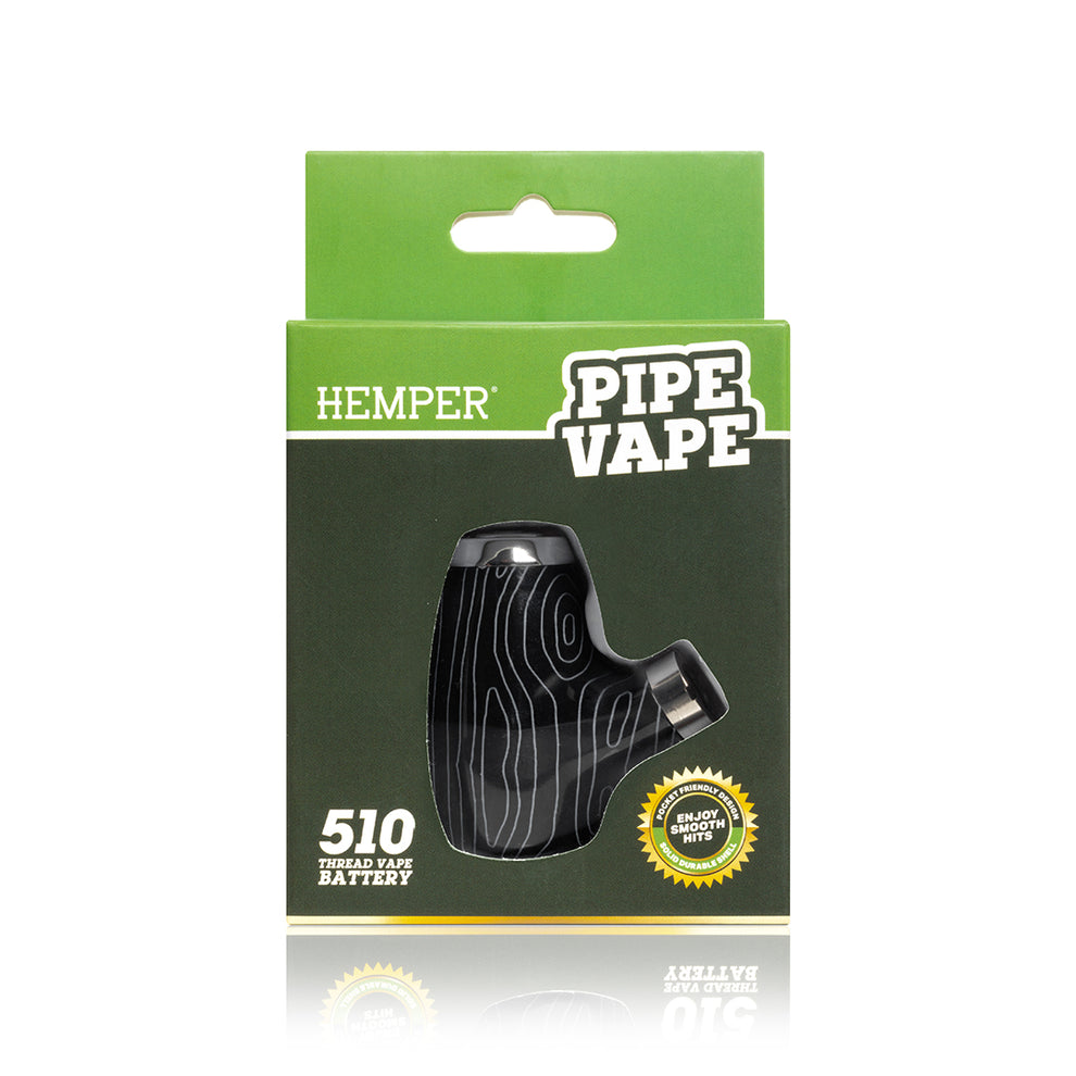 HEMPER Black Stripe Pipe Vape Battery - 18