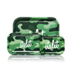 HEMPER Assorted Size It's Lit Light Green Camo Rolling Tray