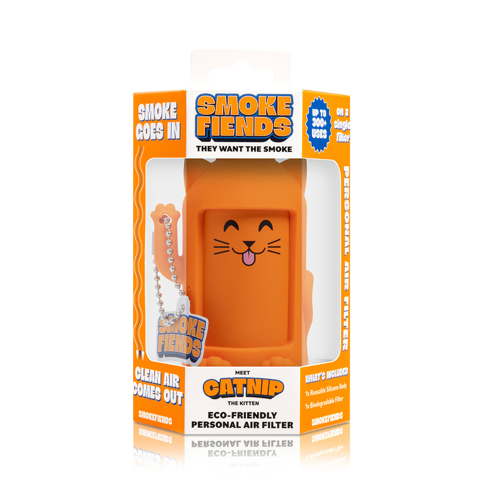 Smoke Fiends - Personal Air Filter Catnip The Kitten Themed Eco-Friendly - 1
