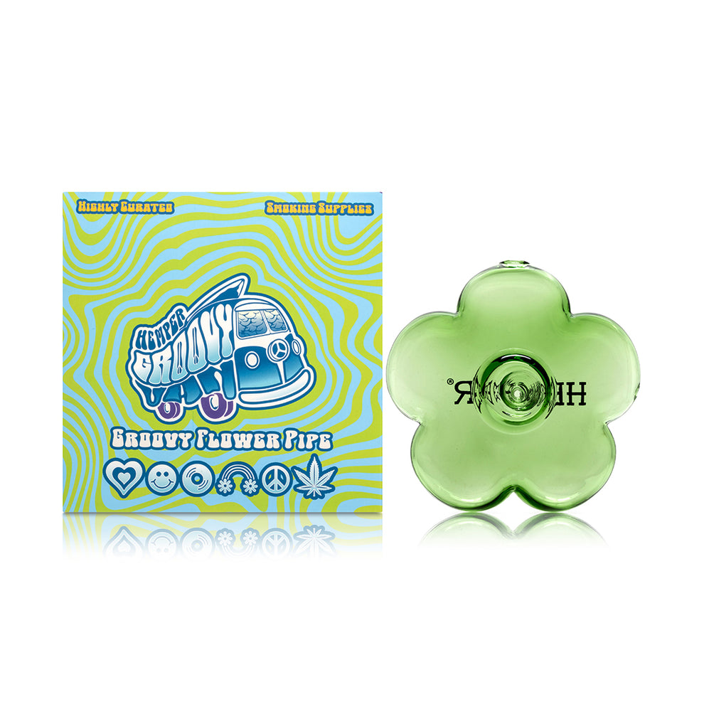 HEMPER Groovy Flower Hand Pipe - 1