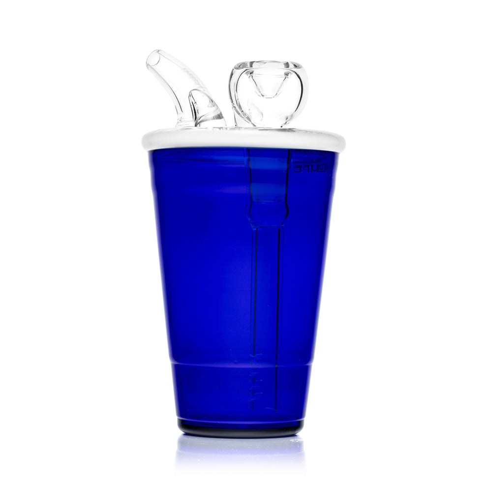 HEMPER Blue Beer Pong Cup Bong  - 4
