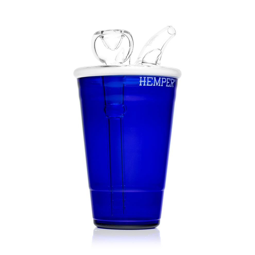 HEMPER Blue Beer Pong Cup Bong  - 2
