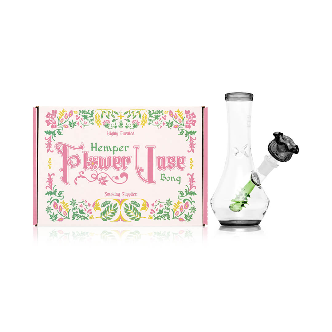 Flower Vase Bong 7"