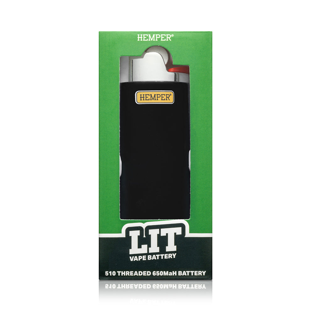HEMPER Lit 510 Thread Vape Battery - Black - 3