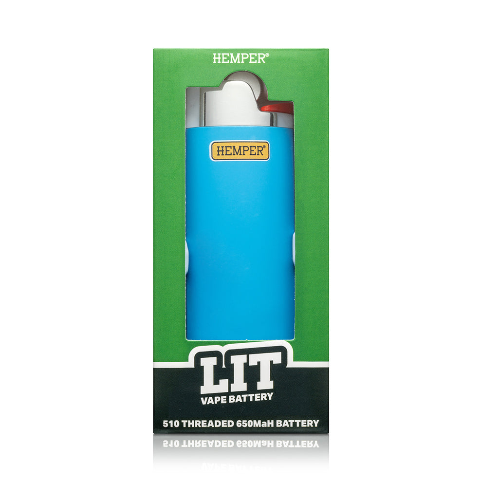 HEMPER Lit 510 Thread Vape Battery - Blue - 1