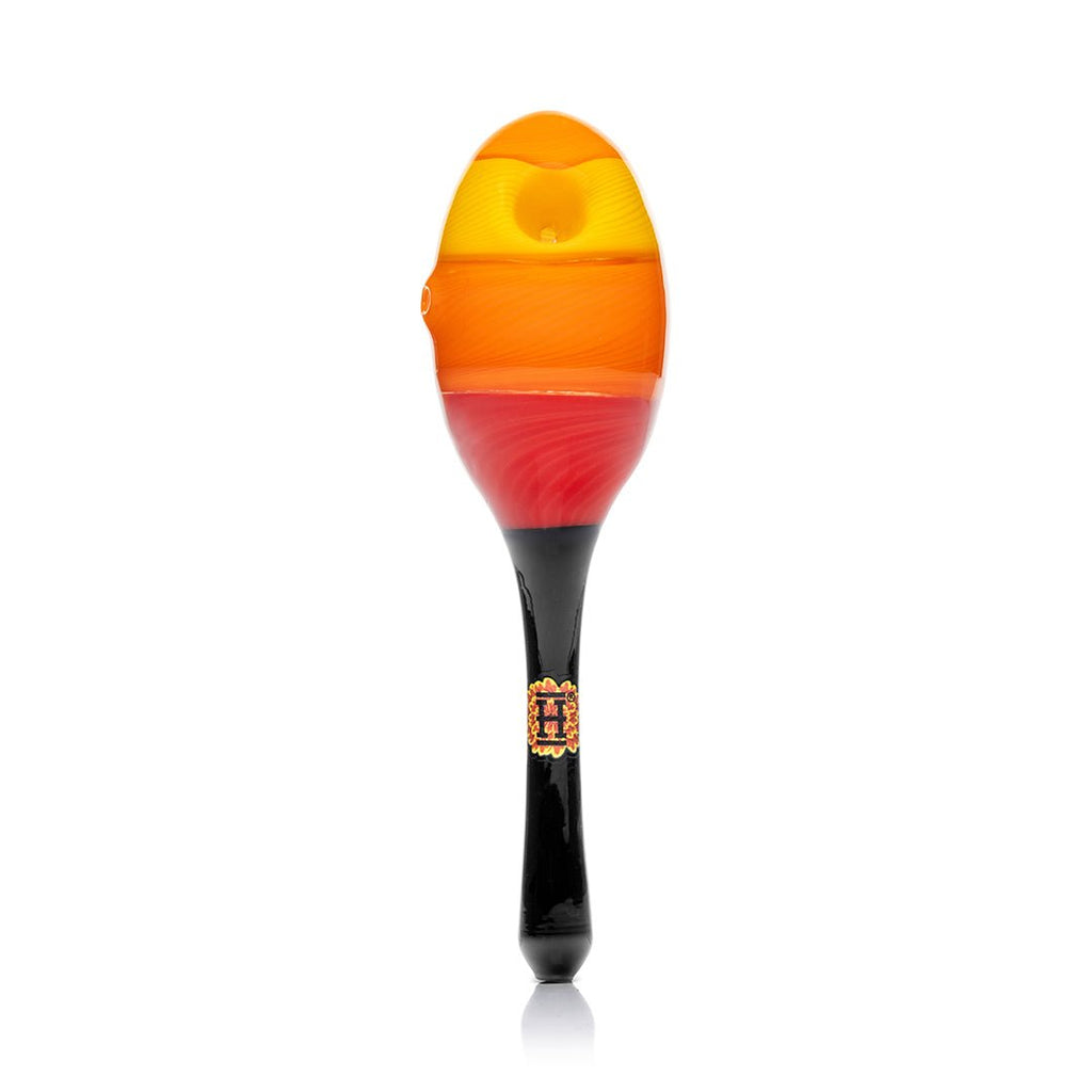 Dia De Los Muertos Maraca Hand Pipe - HEMPER