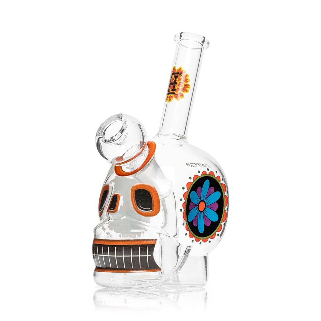 Dia De Los Muertos Skull Bong - HEMPER