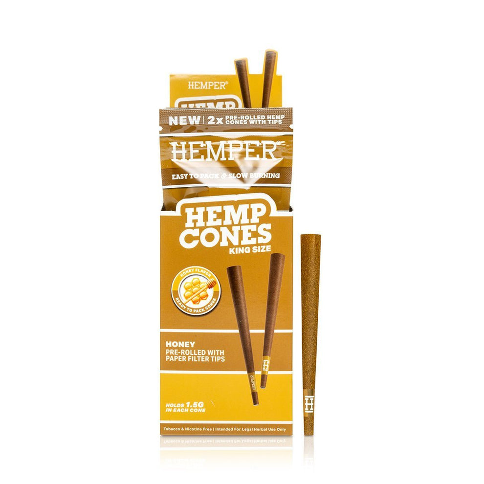 King Size Pre - Rolled Hemp Cones - HEMPER - 9
