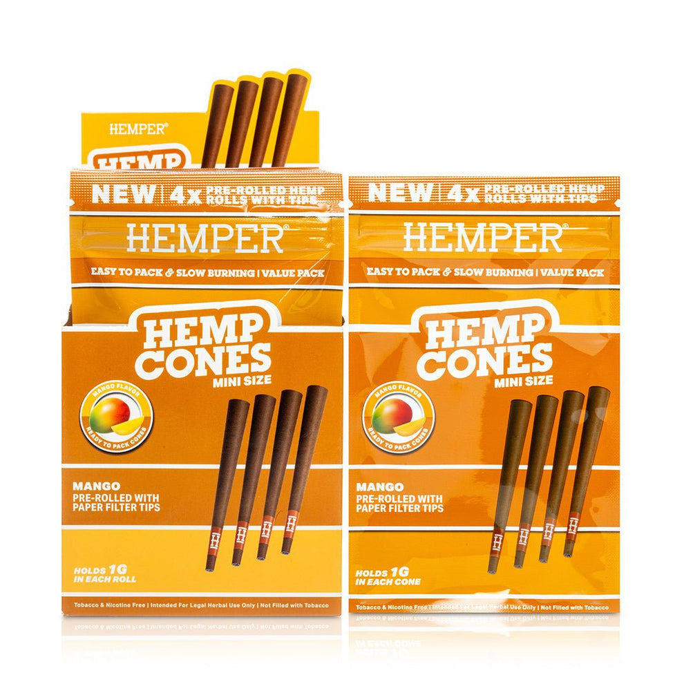 Mini Size Pre - Rolled Hemp Cones - HEMPER - 18