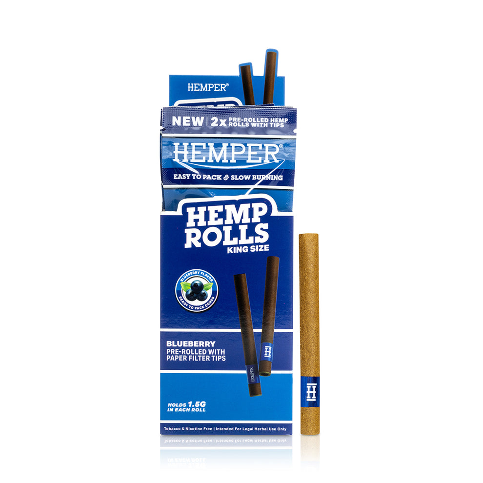 HEMPER Hemp Rolls - Blueberry Flavor - 2
