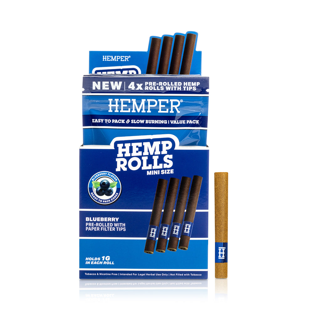 HEMPER Mini Hemp Rolls - Blueberry Flavor - 2