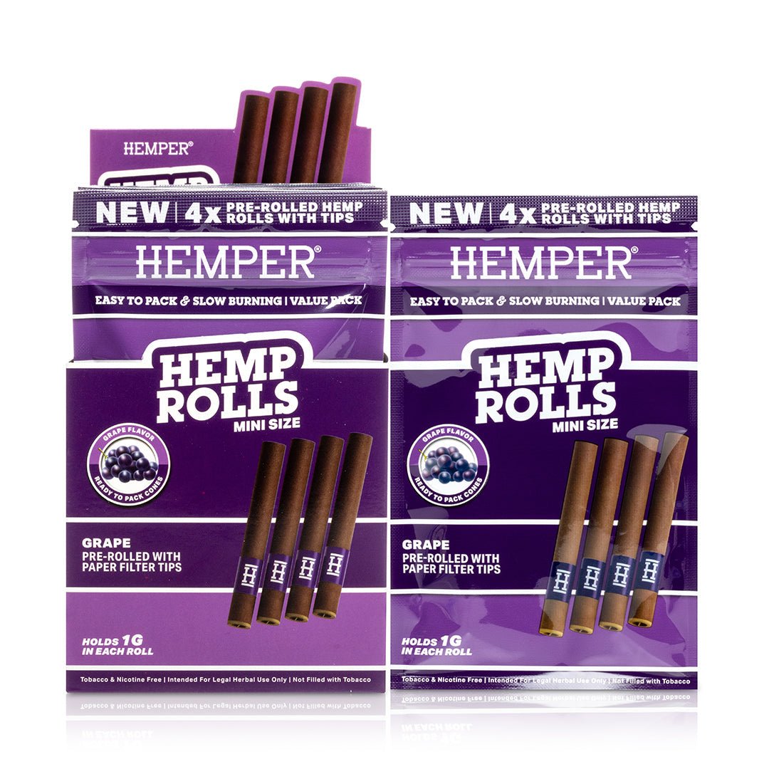 Mini Size Pre - Rolled Hemp Rolls - HEMPER - 