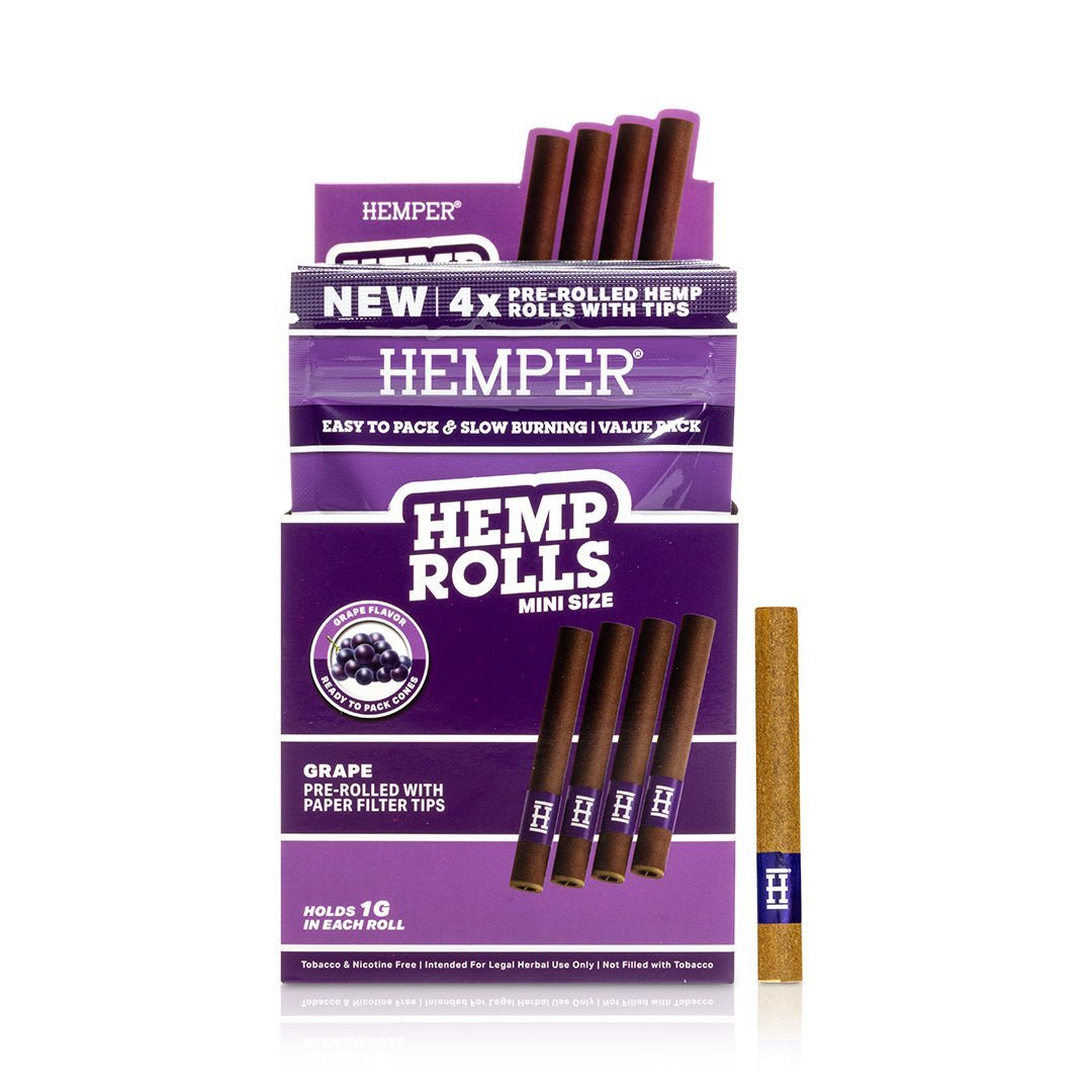 Mini Size Pre - Rolled Hemp Rolls - HEMPER - 
