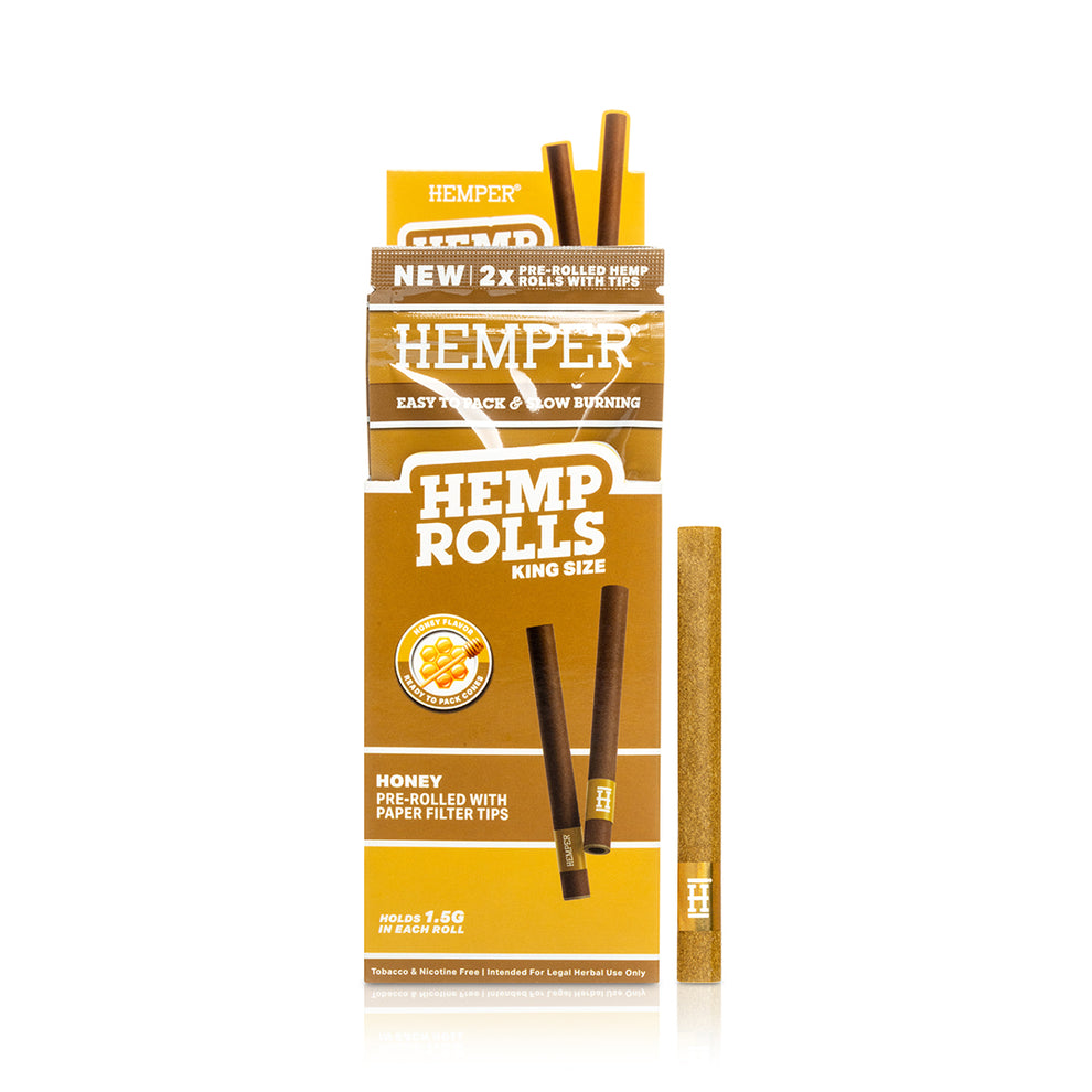 HEMPER Hemp Rolls - Honey Flavor - 4