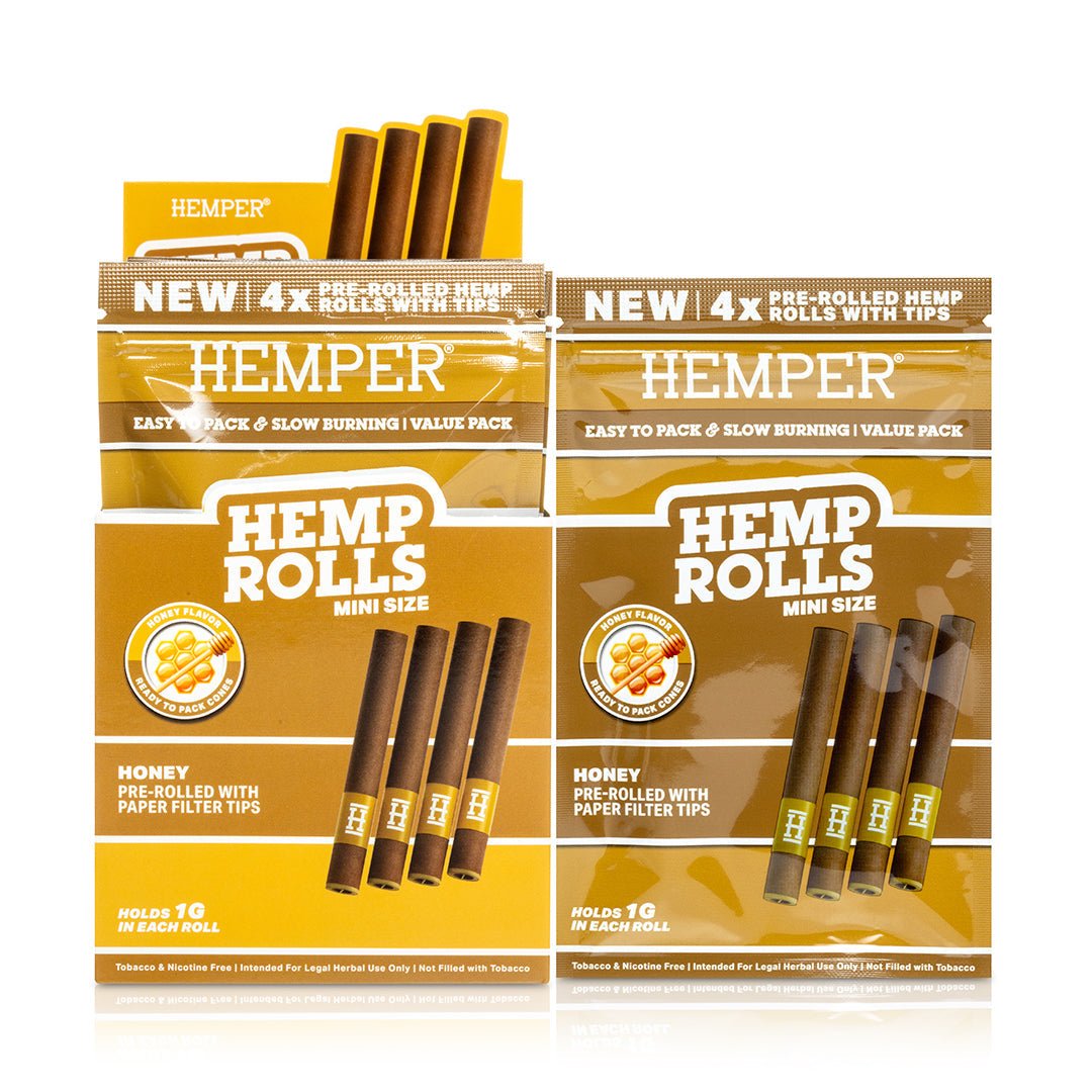 Mini Size Pre - Rolled Hemp Rolls - HEMPER - 