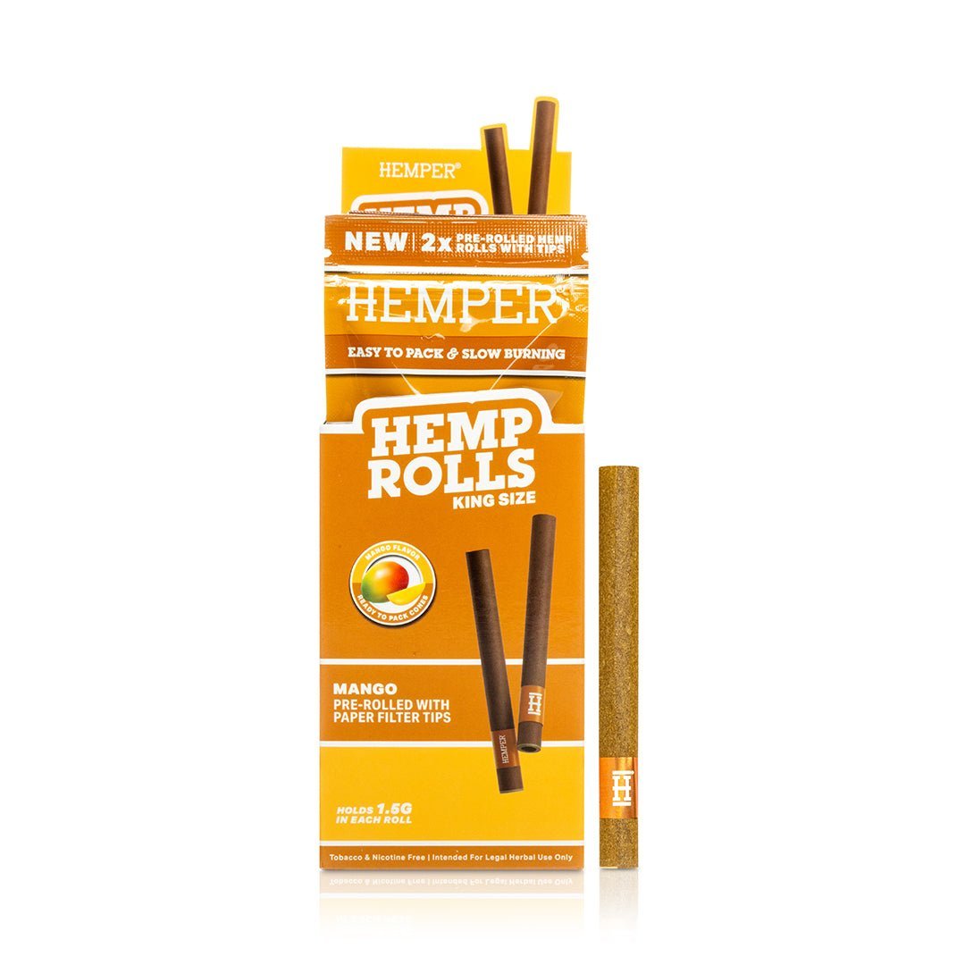 King Size Pre - Rolled Hemp Rolls - HEMPER - 