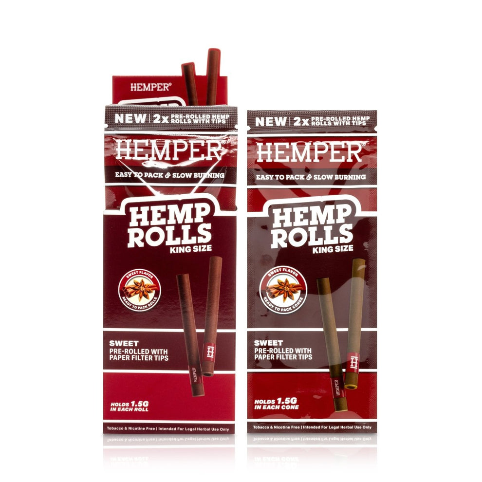 King Size Pre - Rolled Hemp Rolls - HEMPER - 14