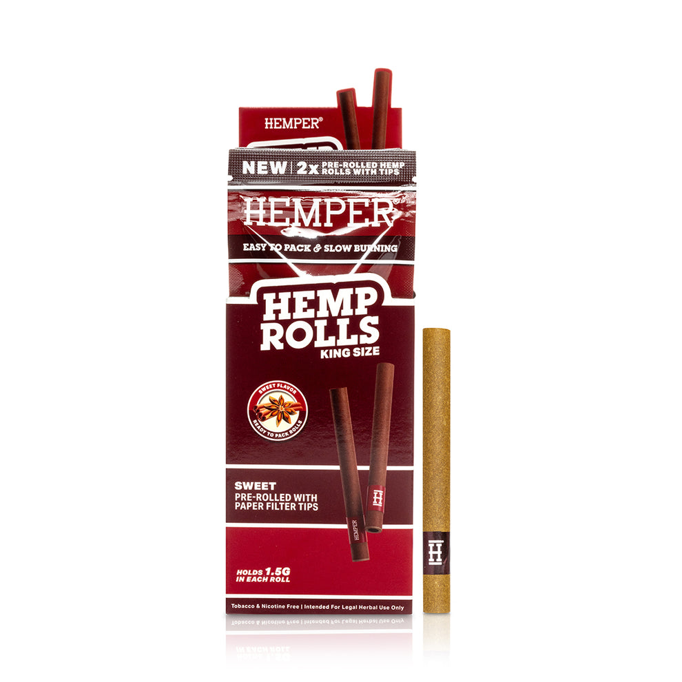 HEMPER Hemp Rolls - Sweet Flavor - 6