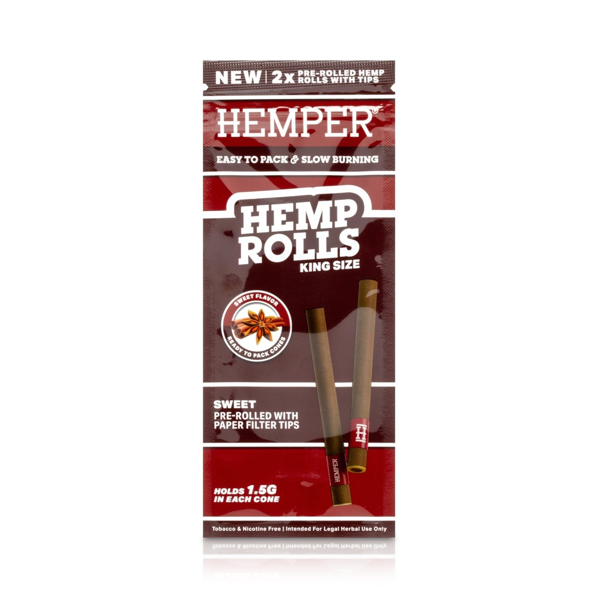 King Size Pre - Rolled Hemp Rolls - HEMPER - 