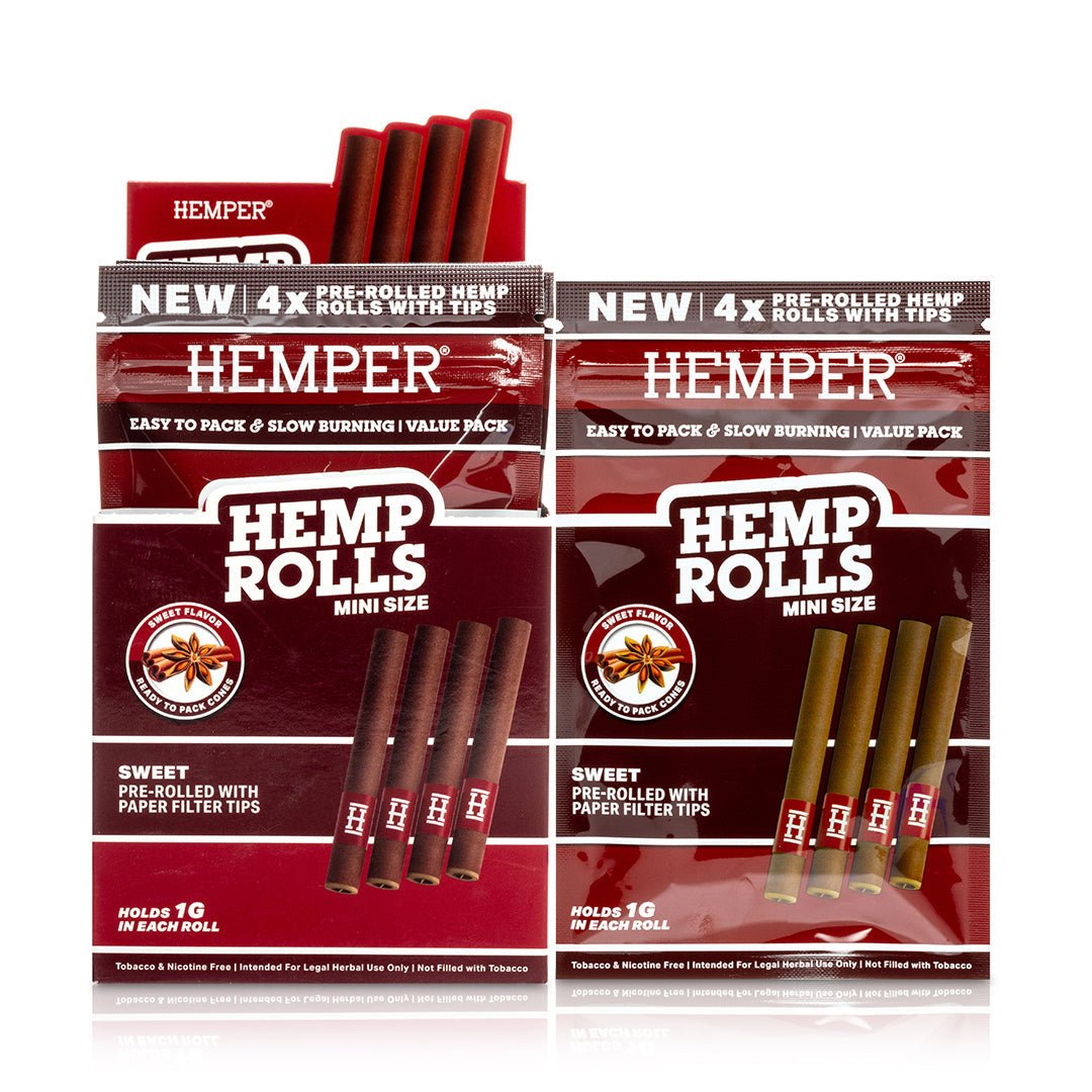 Mini Size Pre - Rolled Hemp Rolls - HEMPER - 