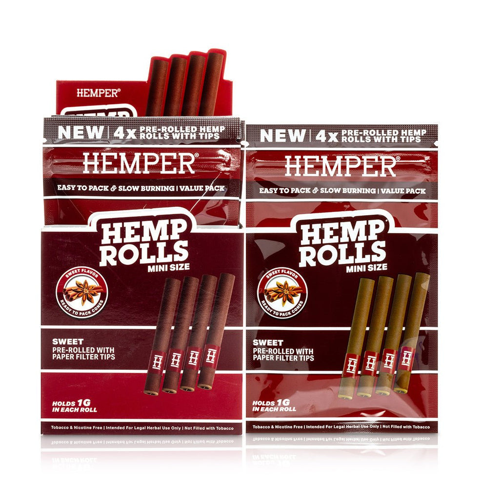 Mini Size Pre - Rolled Hemp Rolls - HEMPER - 8