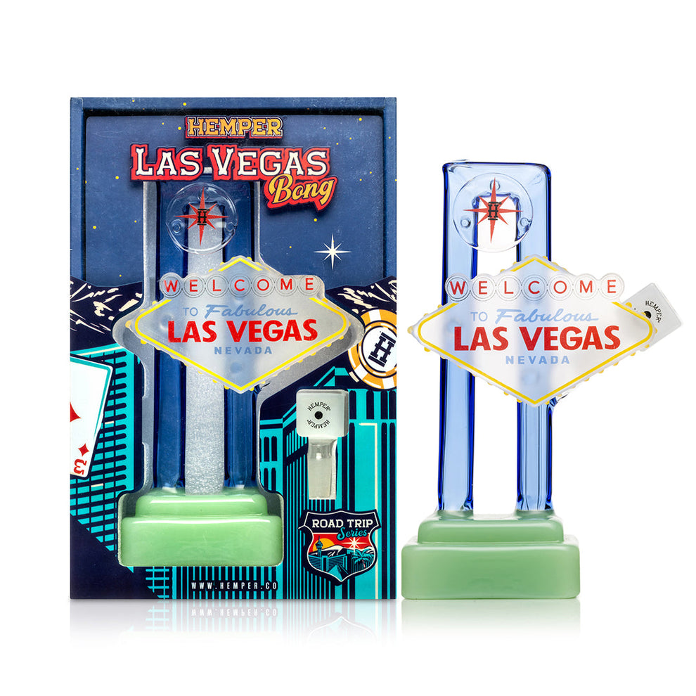 HEMPER Las Vegas Sign Glass Bong - 8
