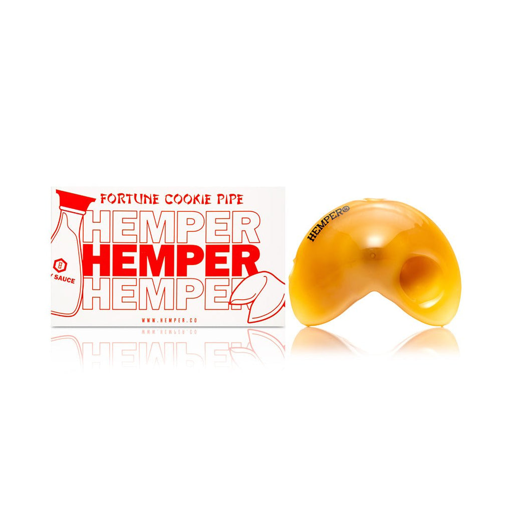 Fortune Cookie 3 Inch Glass Hand Pipe - HEMPER