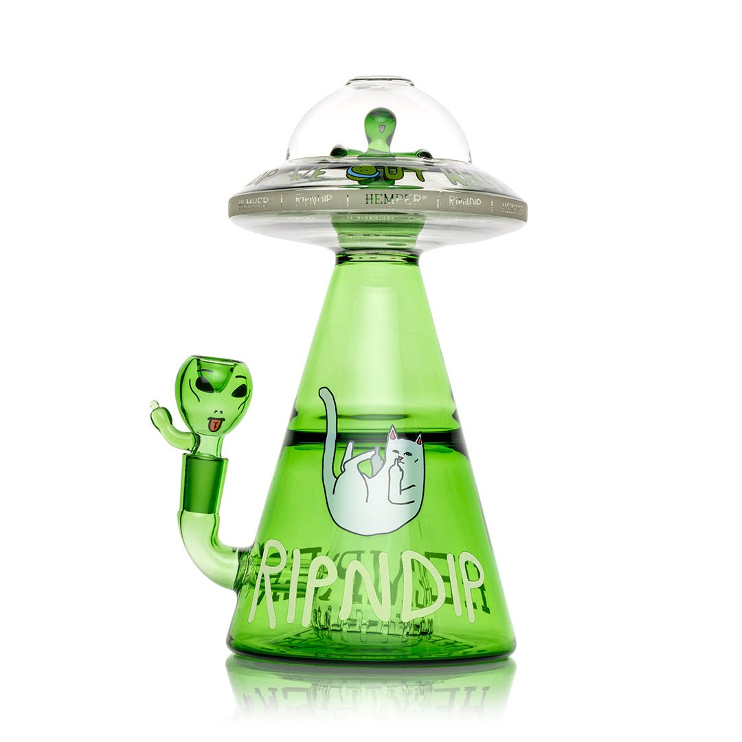 RIPNDIP Lord Alien UFO Bong | 8” | HEMPER