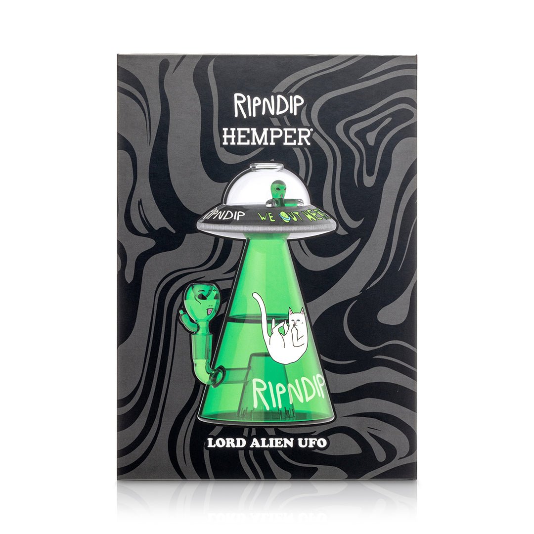 RIPNDIP Lord Alien UFO Bong | 8” | HEMPER