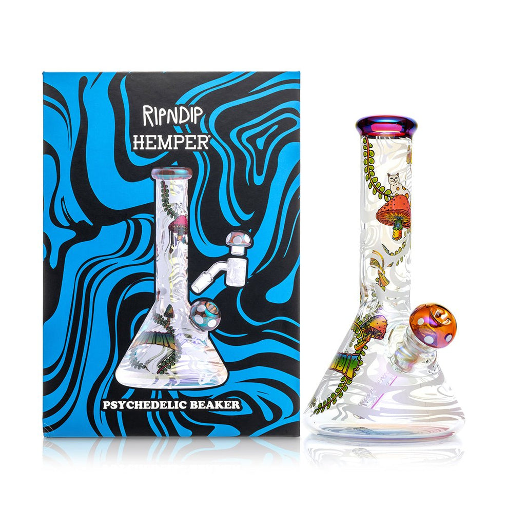 RIPNDIP Psychedelic Beaker Bong Kit | HEMPER RIPNDIP Psychedelic Beaker Bong Kit | HEMPER