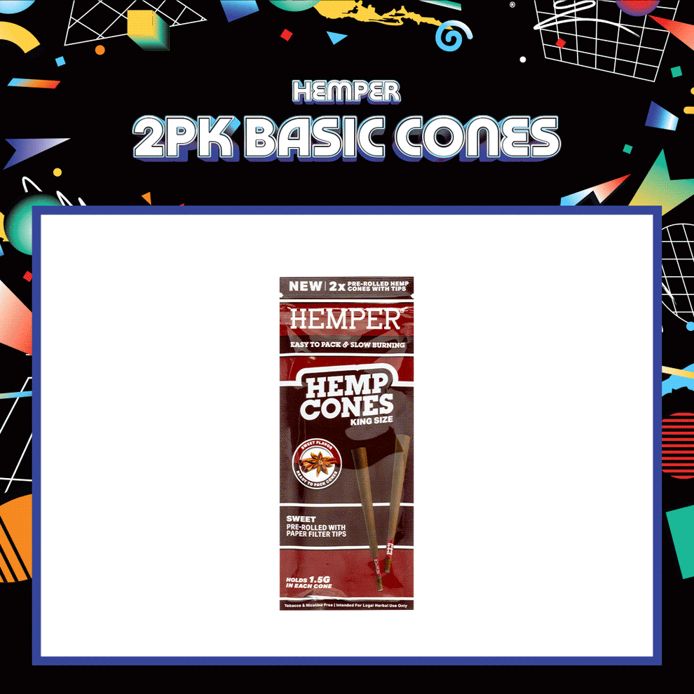 HEMPER Assorted Flavor King Size Hemp Cones - 5