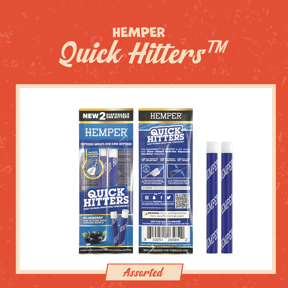 Hemper Assorted Flavor Quick Hitters - 4