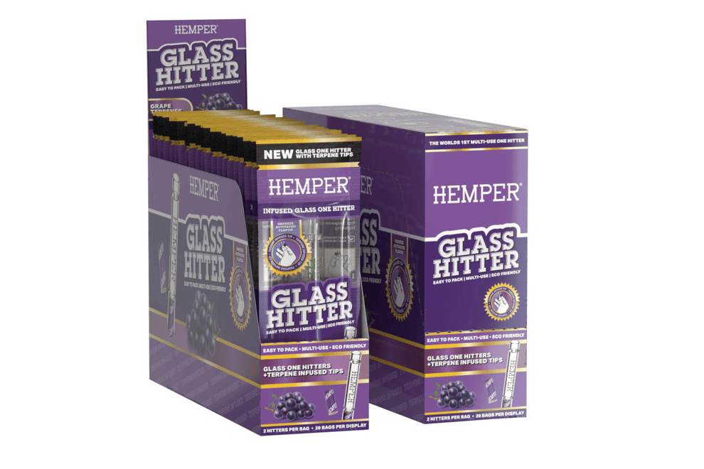 Glass Hitter - Flavored & Unflavored Glass One Hitters - HEMPER - 19