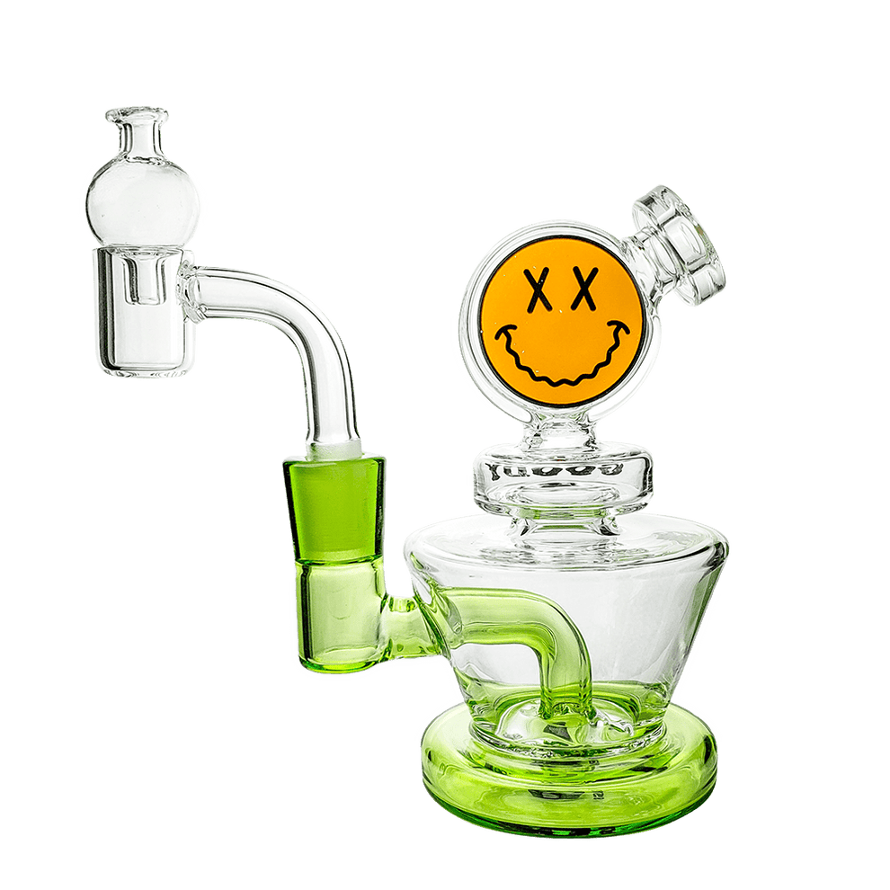 Goody Glass - Big Face Mini Dab Rig 4-Piece Kit - HEMPER - 11