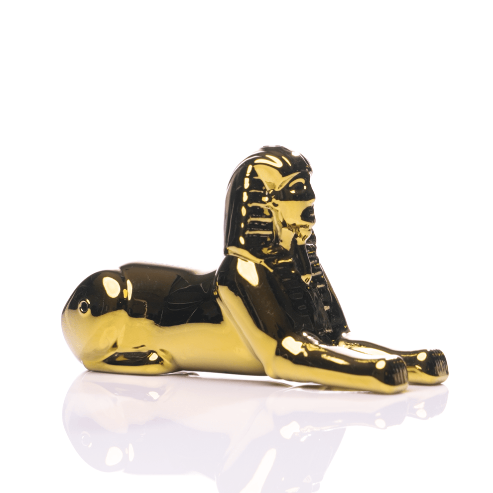 Egypt Sphinx Glass Hand Pipe - HEMPER - 12