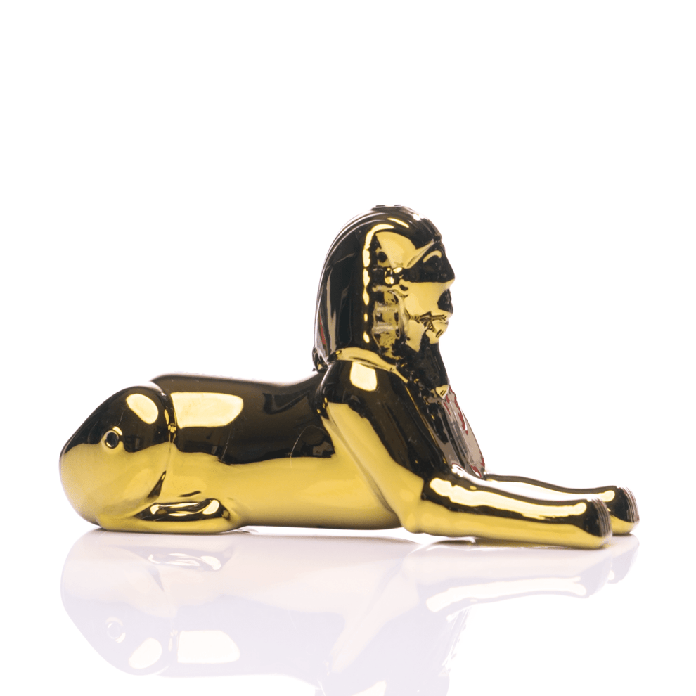Egypt Sphinx Glass Hand Pipe - HEMPER - 13