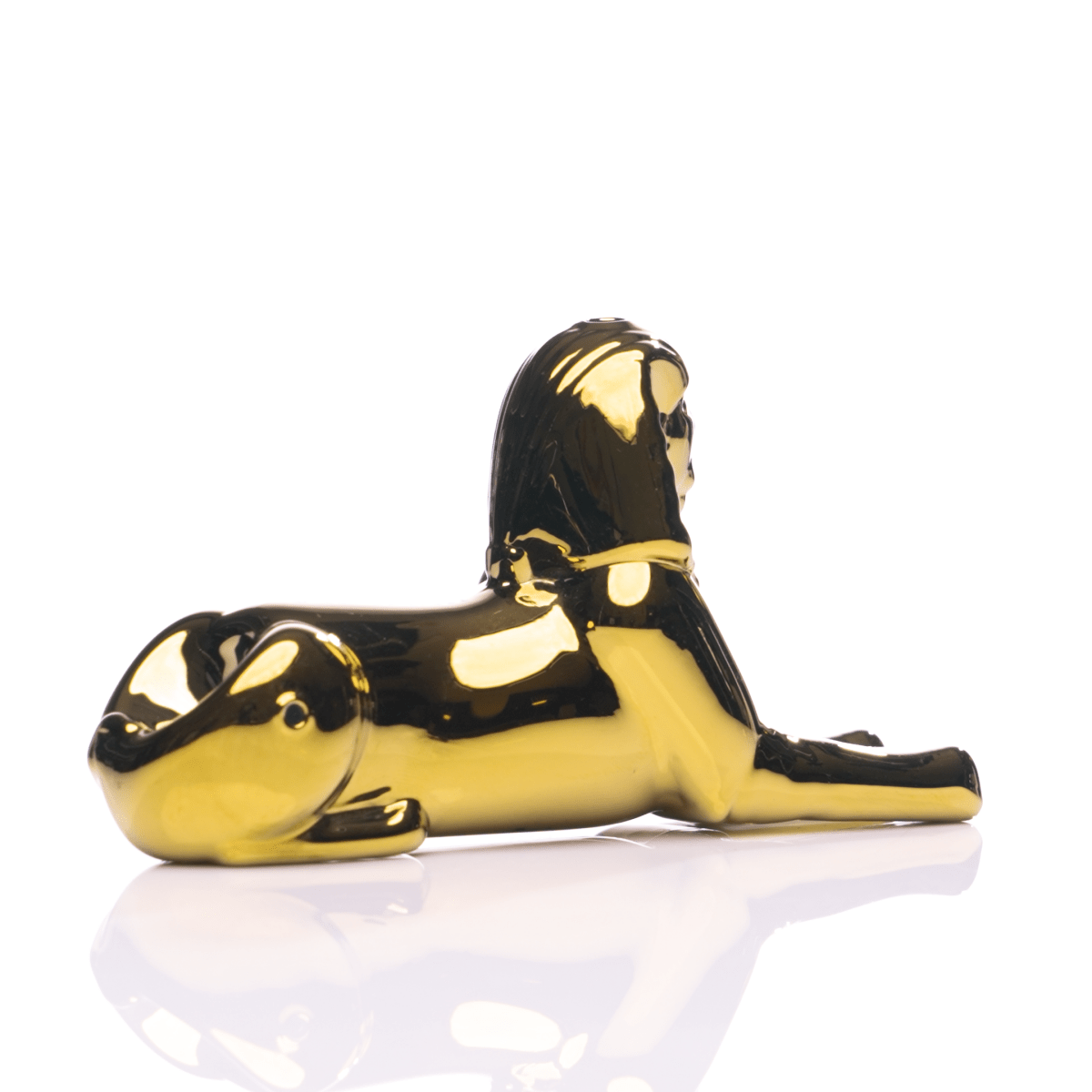 Egypt Sphinx Glass Hand Pipe - HEMPER - 