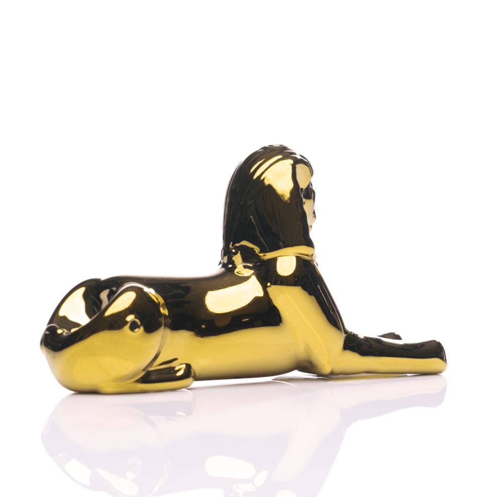 Egypt Sphinx Glass Hand Pipe - HEMPER - 16