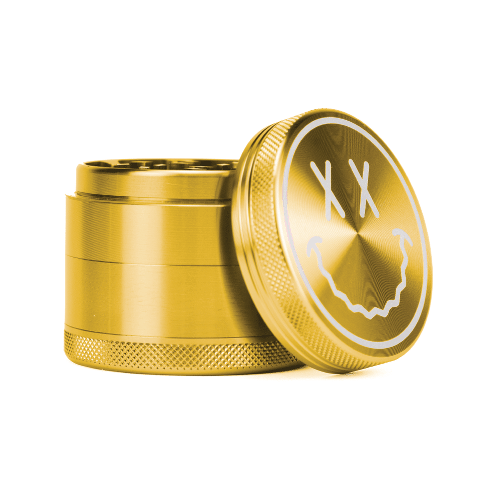 Goody Glass Big Face Aluminum Herb Grinder - Travel Size - HEMPER - 1