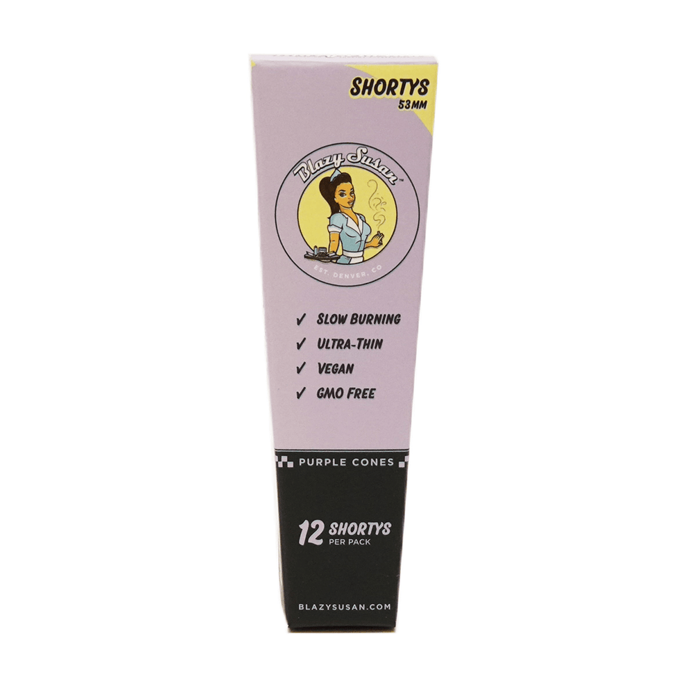 Blazy Susan Purple Paper Cones - HEMPER - 4