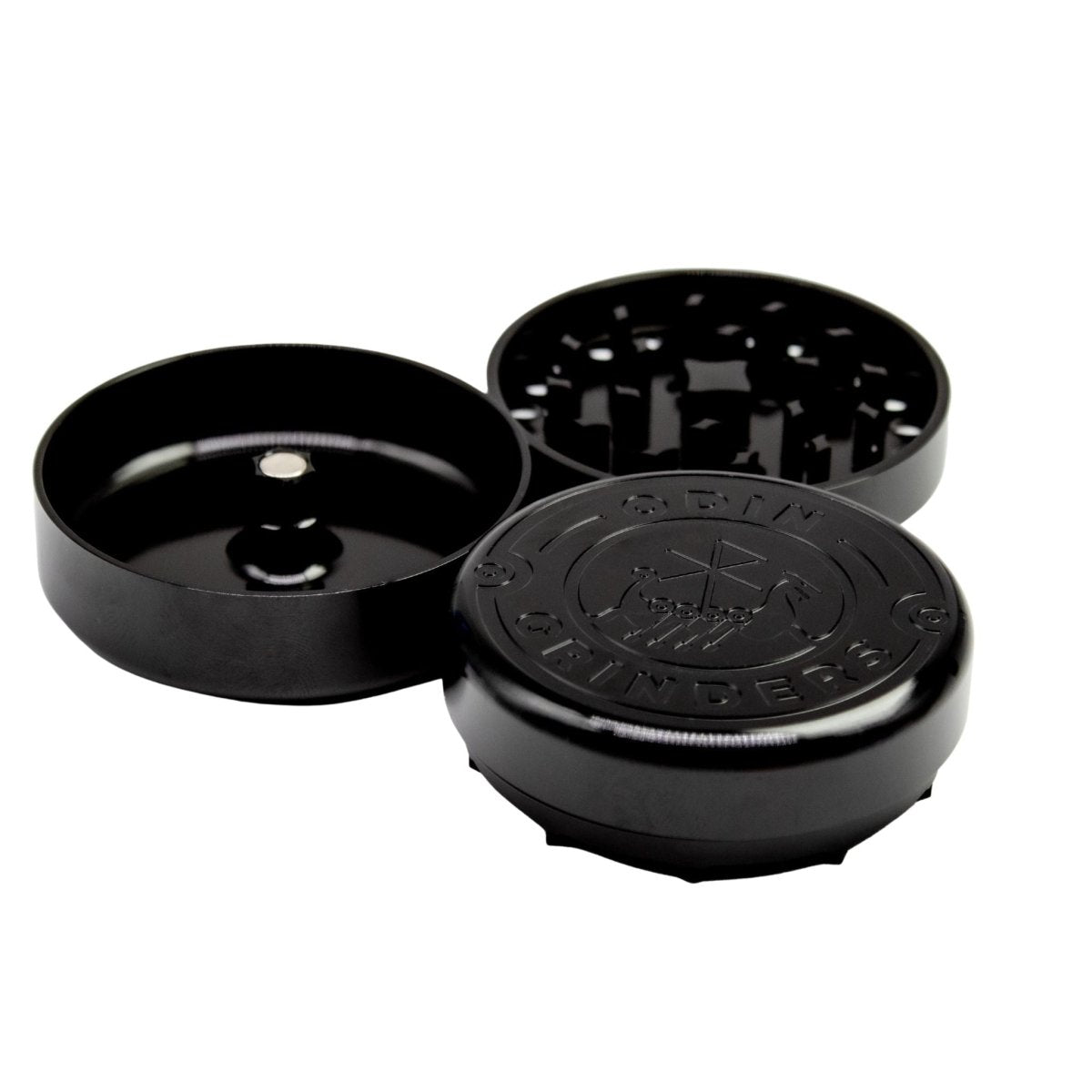 Obsidian Black Odin Threadless Grinder - HEMPER - 