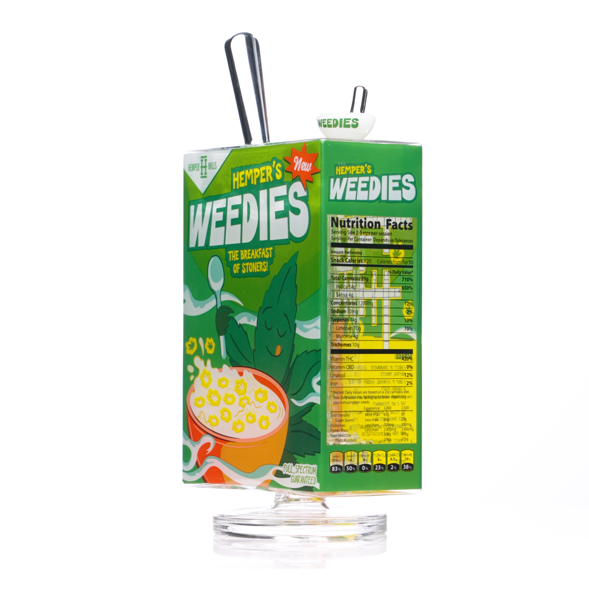 Weedies Cereal Box XL Bong - HEMPER - 