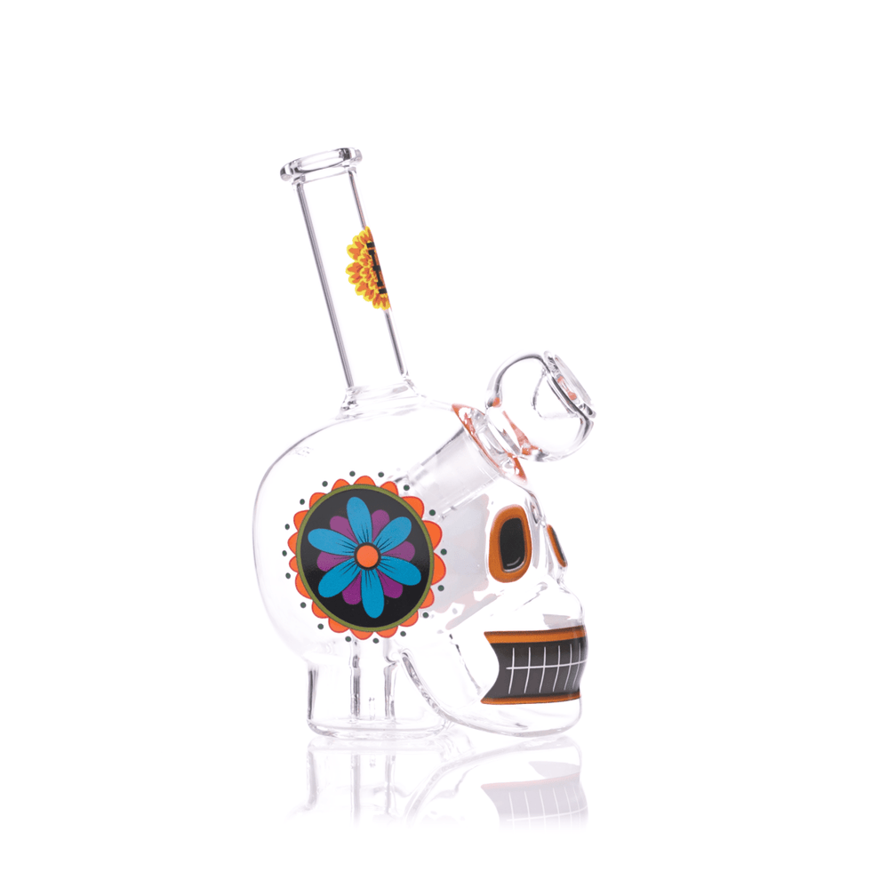 Dia De Los Muertos Skull Bong - HEMPER - 14