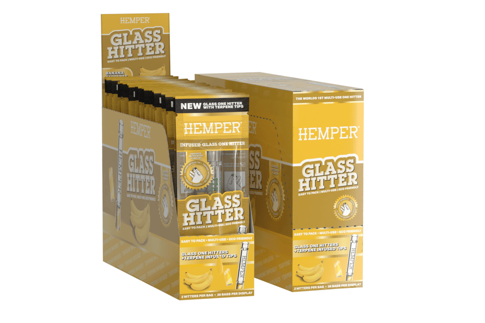 Glass Hitter - Flavored & Unflavored Glass One Hitters - HEMPER - 12