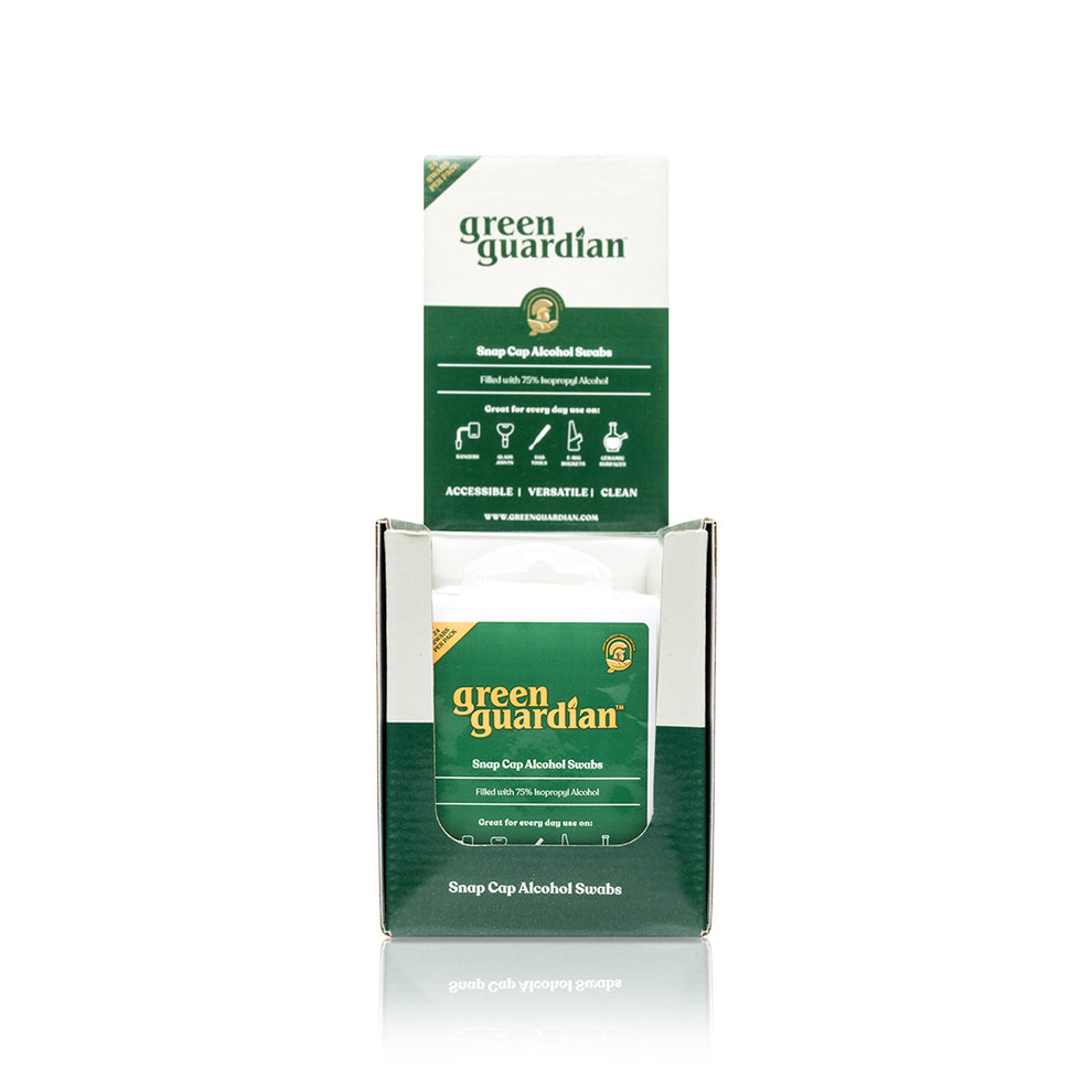Green Guardian Snap Caps Alcohol Swabs - 5