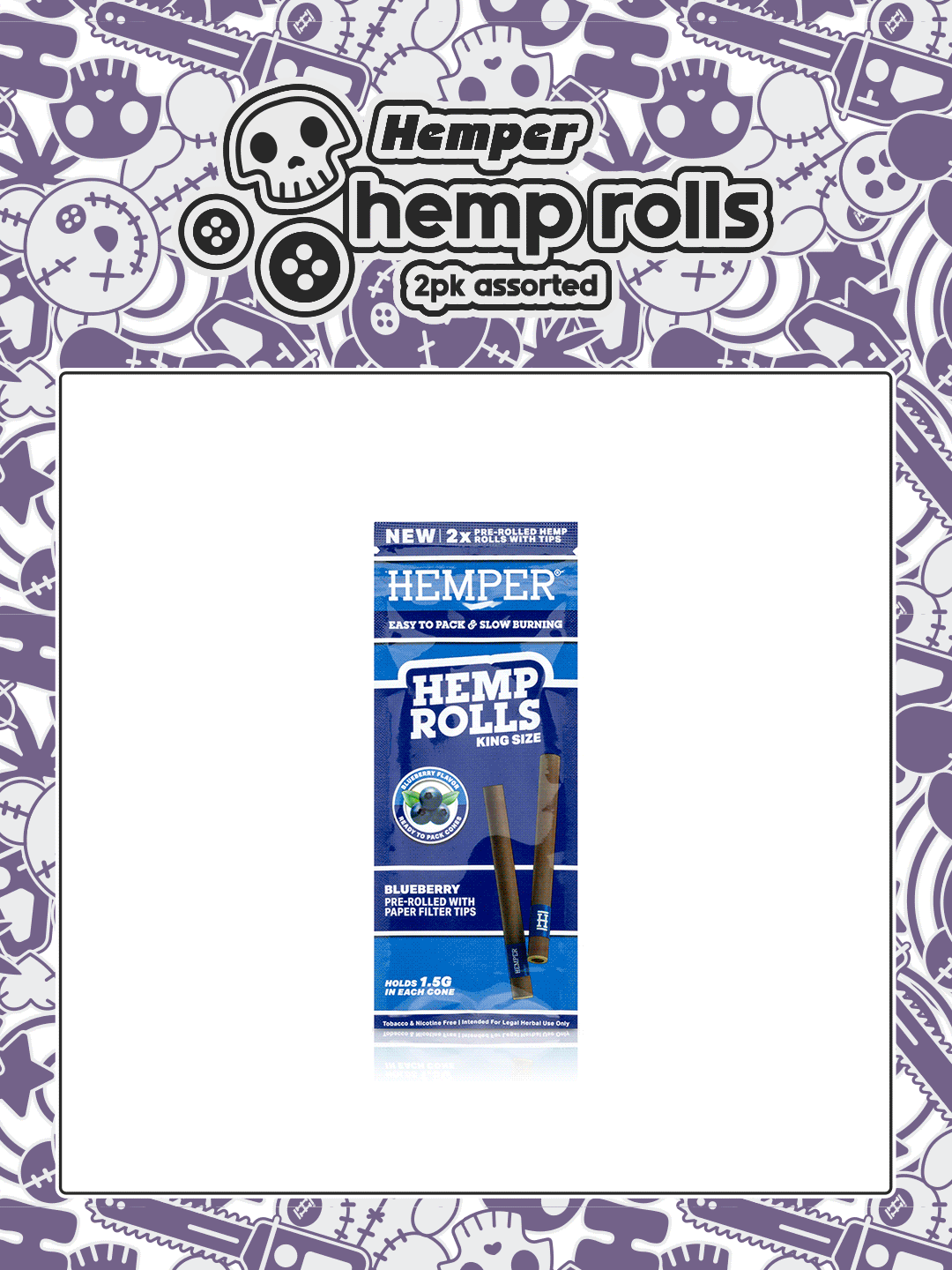 HEMPER King Size Hemp Rolls Animated - 