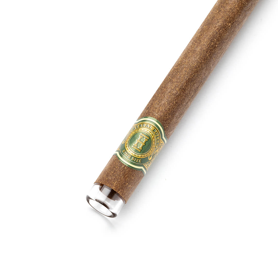 King Size Glass Tipped Herbal Rolls - HEMPER - 