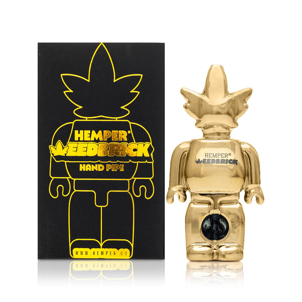 HEMPER Weedbrick Gold Hand Pipe - 360° - 1